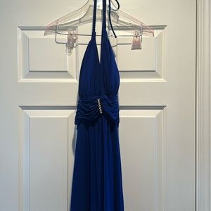 Royal blue dress